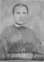 cath-zinn[1].jpg - Sarah Catherine Zinn, wife of John Vincent BaberMother of Purl Zenus Baber.
